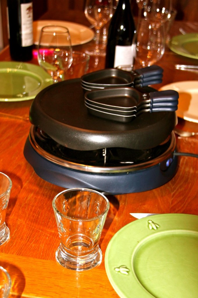found in every French home, the Raclette Electric Grille 