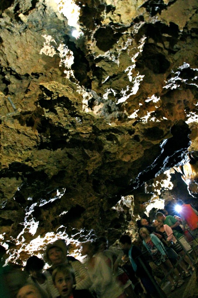 Tour at Cave site