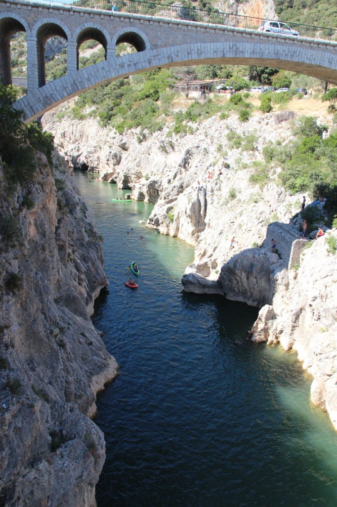 Giant gorge created by the river Herault 