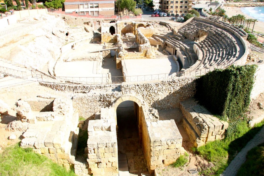 Roman ruins throughout Tarragona 