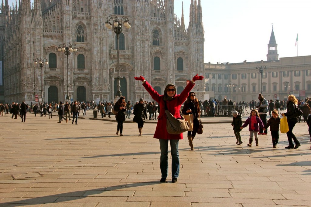 Mom and I visit Milano Italy