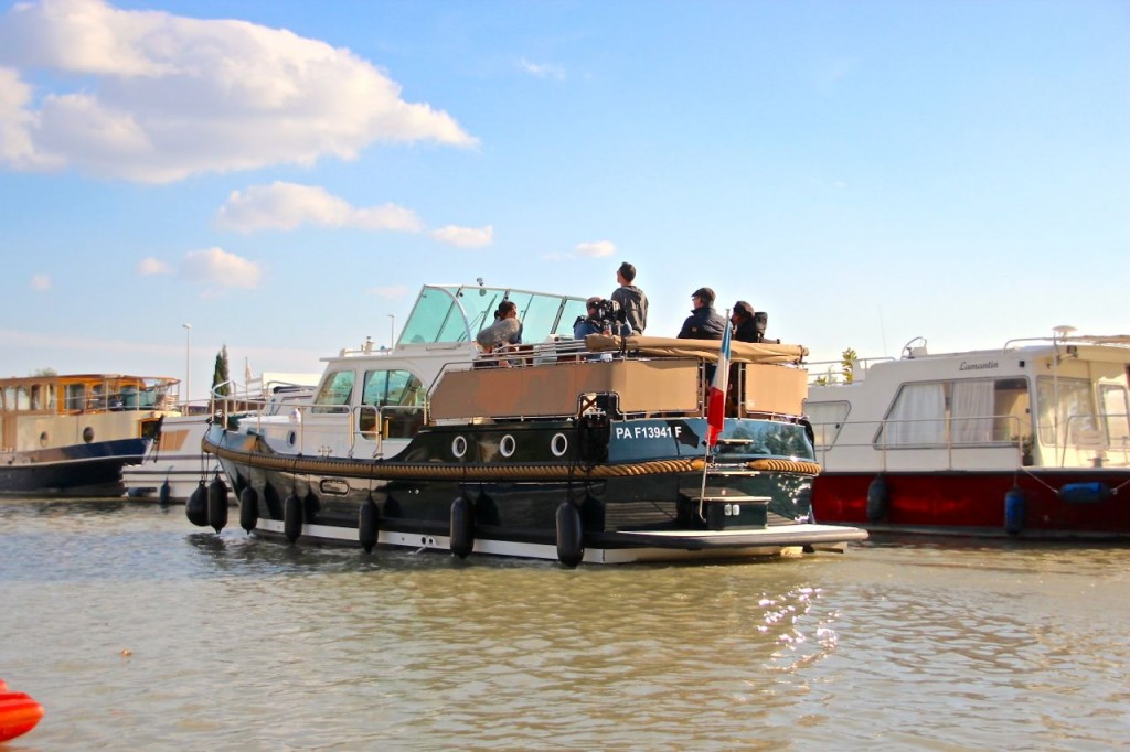 France Fluvial generously donate a boat for the HHI TV Program