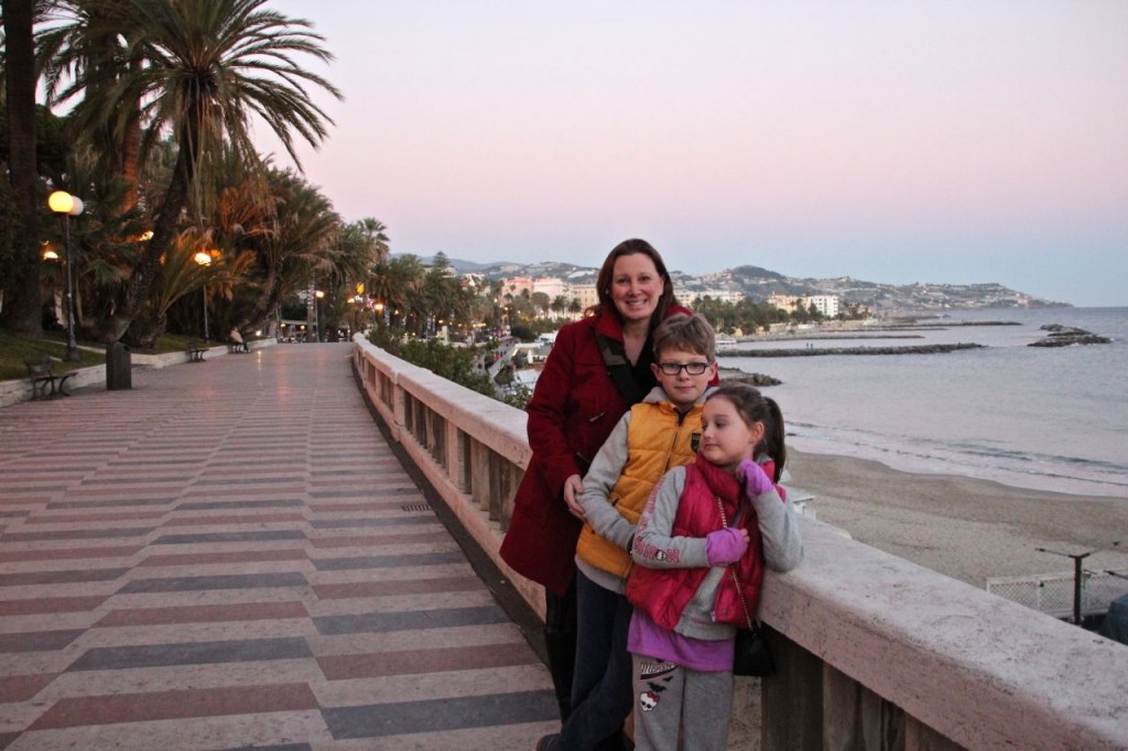 The Hmaori family visits Sanremo 