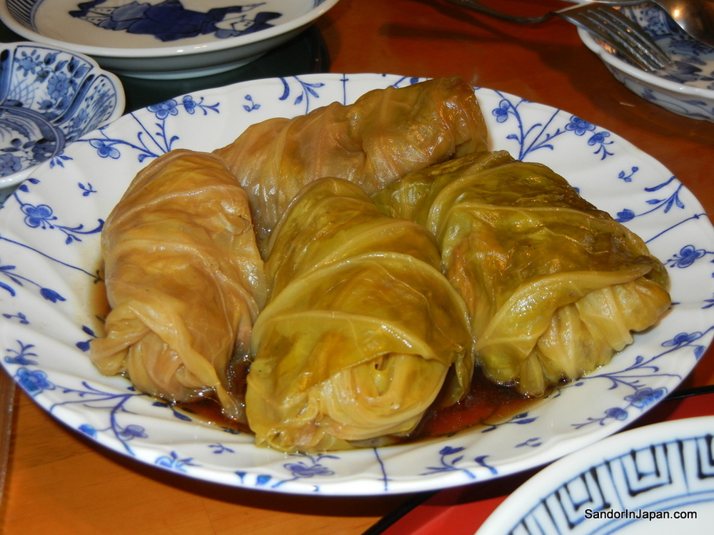 cabbage rolls with sauerkraut