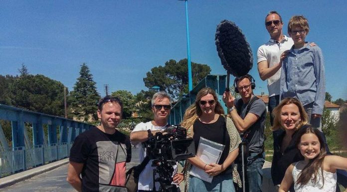 filming TV in southern France